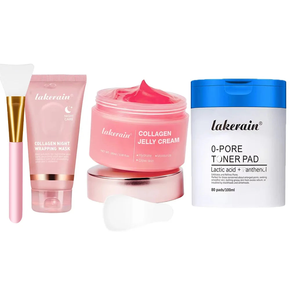 Korean Collagen Mask Deep Collagen Peel Off Overnight Face Mask Firming Lifting Hydrating Skin Care for Women