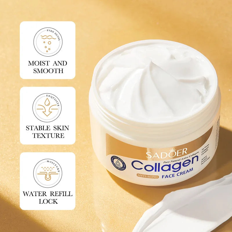 Collagen Firming Face Cream Moisturizing Hydrating Facial Beauty Skin Care