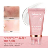 Korean Collagen Mask Deep Collagen Peel Off Overnight Face Mask Firming Lifting Hydrating Skin Care for Women