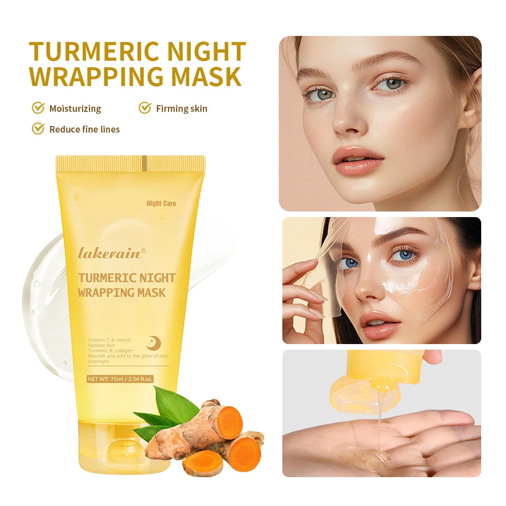 Korean Collagen Mask Deep Collagen Peel Off Overnight Face Mask Firming Lifting Hydrating Skin Care for Women