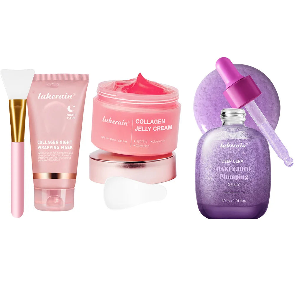 Korean Collagen Mask Deep Collagen Peel Off Overnight Face Mask Firming Lifting Hydrating Skin Care for Women