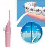 Portable Dental Water Flosser High Pressure Manual Oral Irrigator for Household Teeth Cleaning