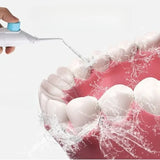 Portable Dental Water Flosser High Pressure Manual Oral Irrigator for Household Teeth Cleaning