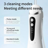 Electric Toothbrush and Dental Irrigator Combo Cleaning Device for Teeth Gaps and Better Flossing