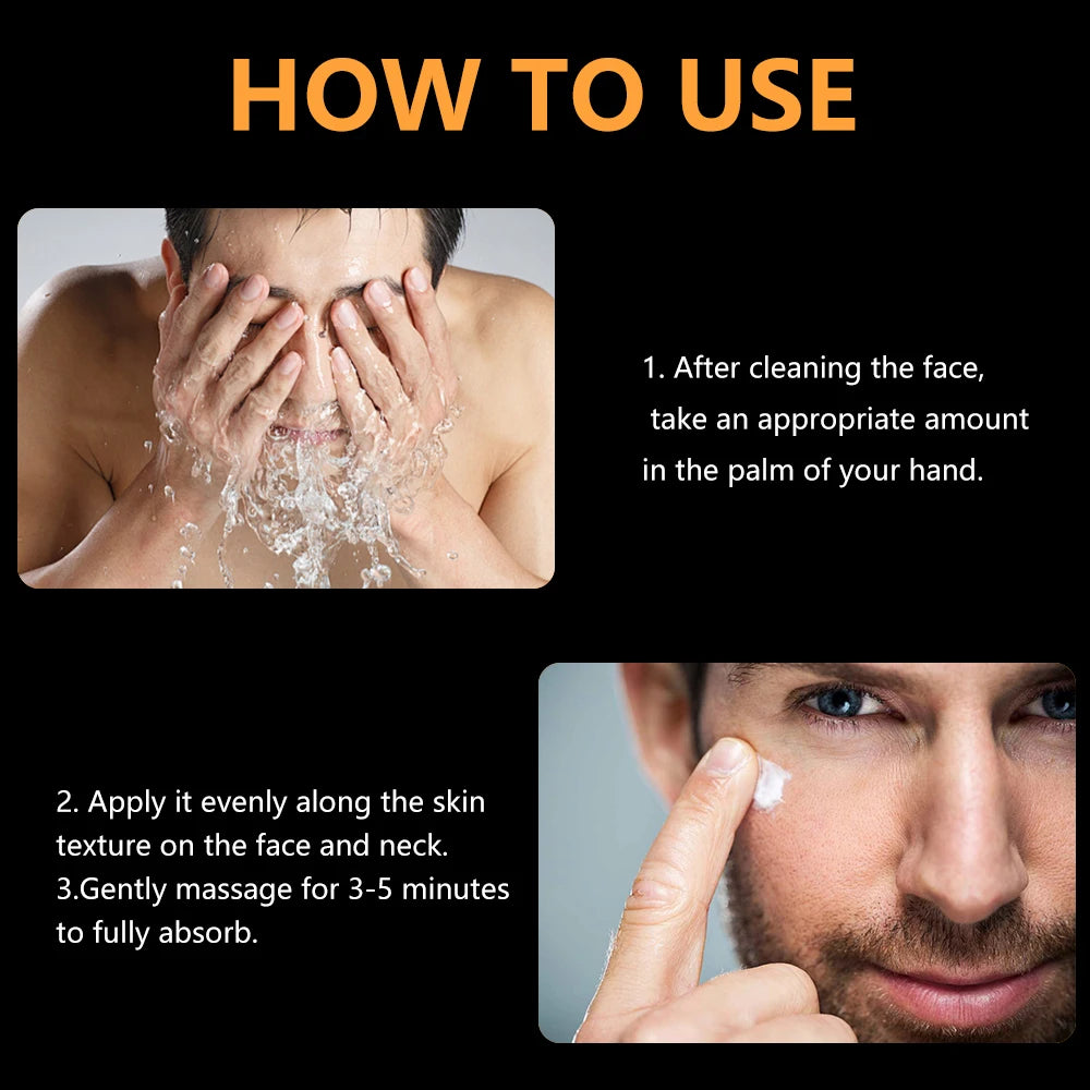 Men's Bee Venom Wrinkle Remover Face Cream Firming Lifting Anti Aging Moisturizing Skin Care