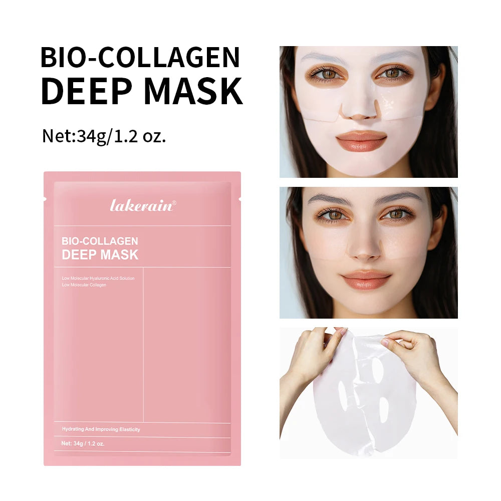 Korean Collagen Mask Deep Collagen Peel Off Overnight Face Mask Firming Lifting Hydrating Skin Care for Women