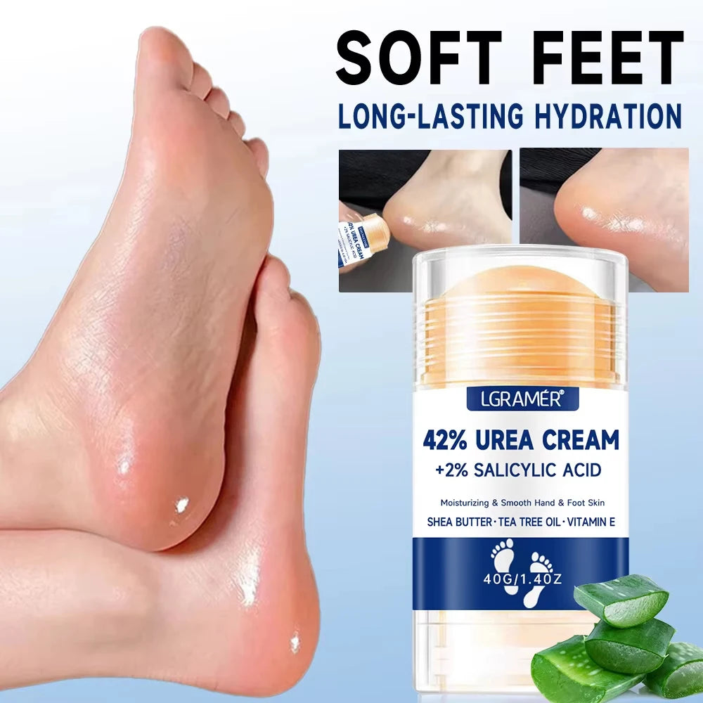 Intensive Moisturizer for Dry, Rough Feet, Hands & 42% Urea Foot Cream with 2% Salicylic Acid
