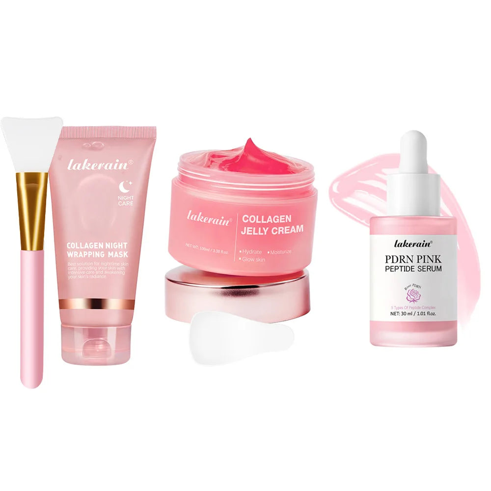 Korean Collagen Mask Deep Collagen Peel Off Overnight Face Mask Firming Lifting Hydrating Skin Care for Women