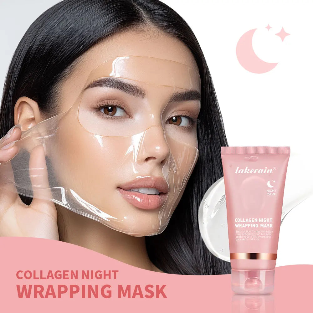 Korean Collagen Mask Deep Collagen Peel Off Overnight Face Mask Firming Lifting Hydrating Skin Care for Women