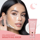 Korean Collagen Mask Deep Collagen Peel Off Overnight Face Mask Firming Lifting Hydrating Skin Care for Women