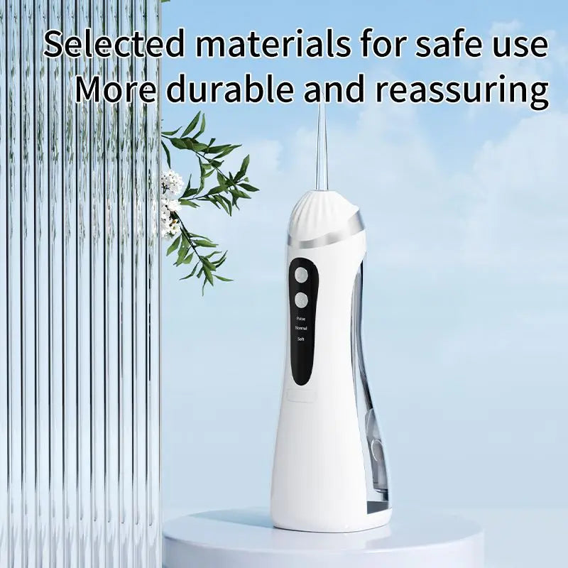 Electric Toothbrush and Dental Irrigator Combo Cleaning Device for Teeth Gaps and Better Flossing