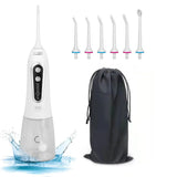 Portable Dental Water Flosser High Pressure Manual Oral Irrigator for Household Teeth Cleaning