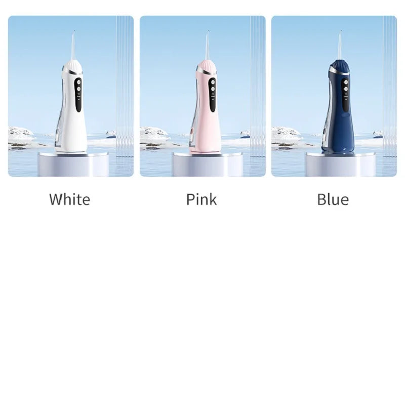 Electric Toothbrush and Dental Irrigator Combo Cleaning Device for Teeth Gaps and Better Flossing