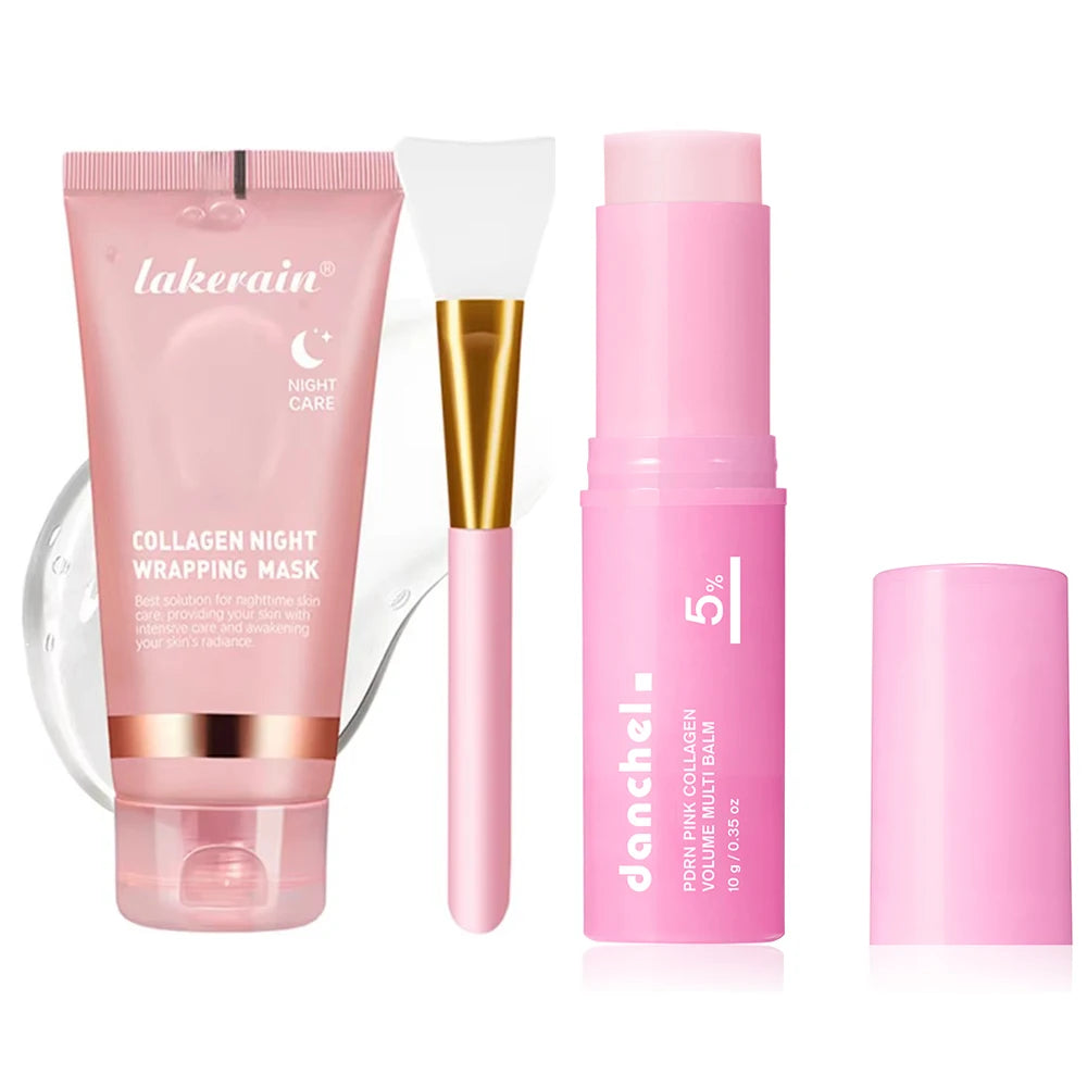 Korean Collagen Mask Deep Collagen Peel Off Overnight Face Mask Firming Lifting Hydrating Skin Care for Women