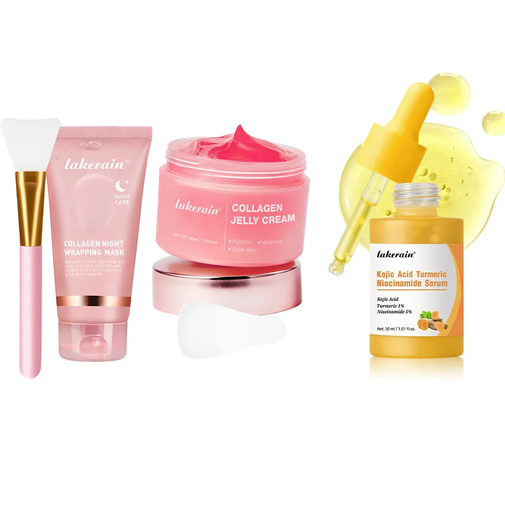 Korean Collagen Mask Deep Collagen Peel Off Overnight Face Mask Firming Lifting Hydrating Skin Care for Women