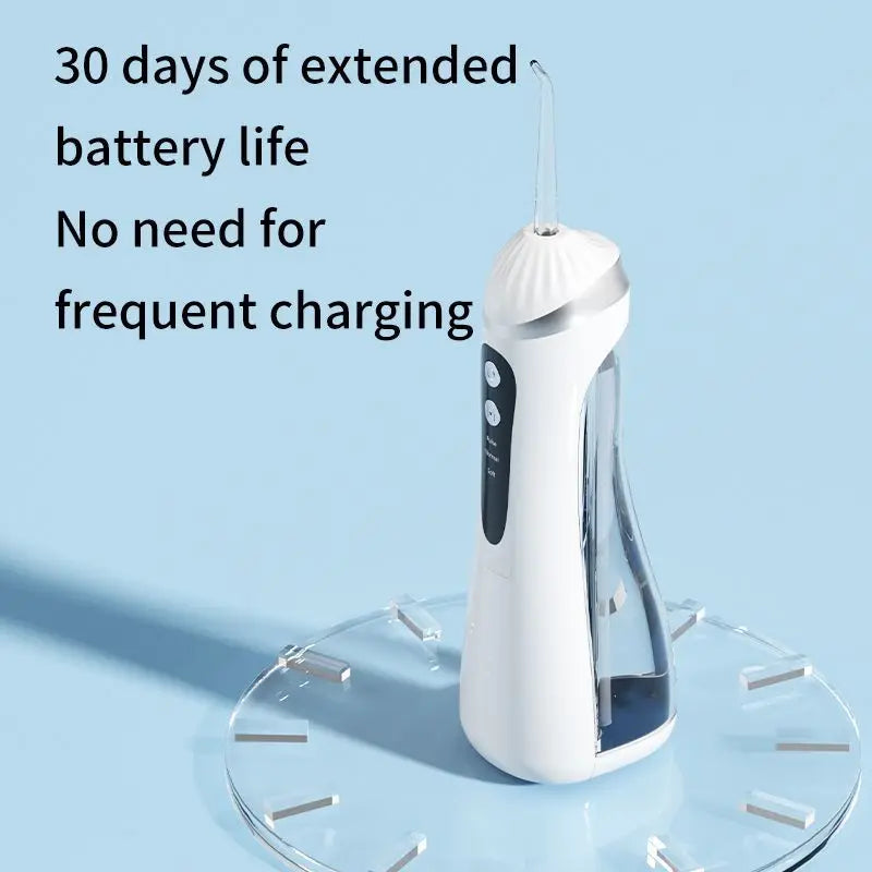 Electric Toothbrush and Dental Irrigator Combo Cleaning Device for Teeth Gaps and Better Flossing