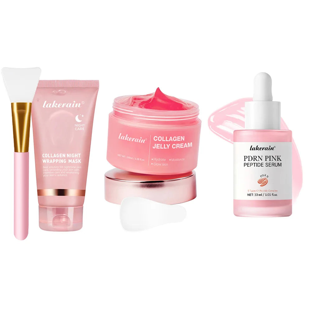 Korean Collagen Mask Deep Collagen Peel Off Overnight Face Mask Firming Lifting Hydrating Skin Care for Women