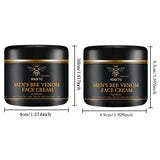 Men's Bee Venom Wrinkle Remover Face Cream Firming Lifting Anti Aging Moisturizing Skin Care