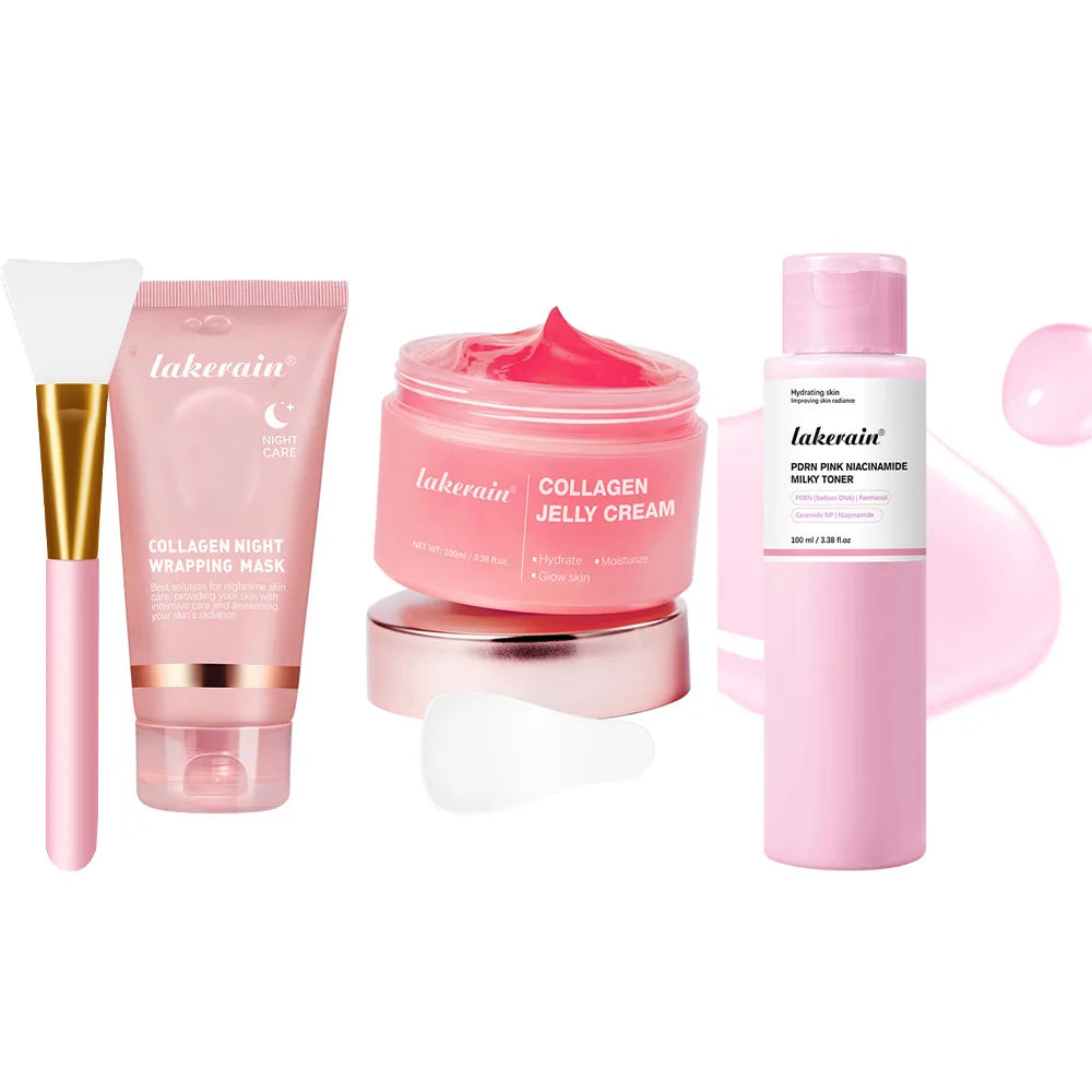 Korean Collagen Mask Deep Collagen Peel Off Overnight Face Mask Firming Lifting Hydrating Skin Care for Women