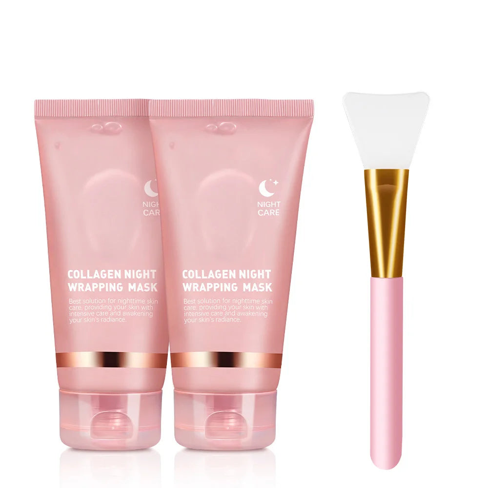 Korean Collagen Mask Deep Collagen Peel Off Overnight Face Mask Firming Lifting Hydrating Skin Care for Women