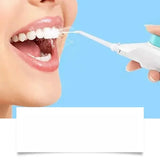 Portable Dental Water Flosser High Pressure Manual Oral Irrigator for Household Teeth Cleaning